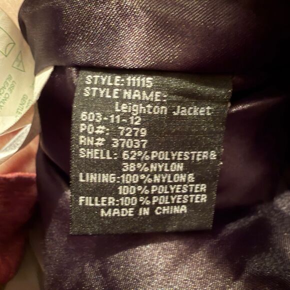 Obermeyer Leighton women’s ski jacket pink purple animal print 12 petite coat - Picture 6 of 6